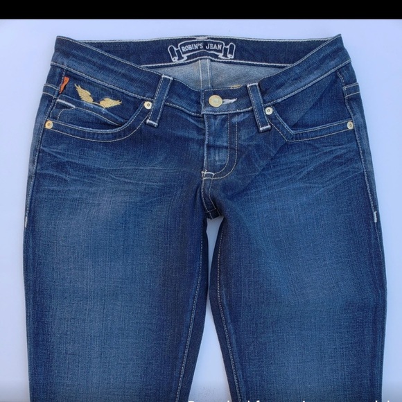 New Women's ROBIN'S JEAN Bardot Straight Leg Jeans - Picture 3 of 6